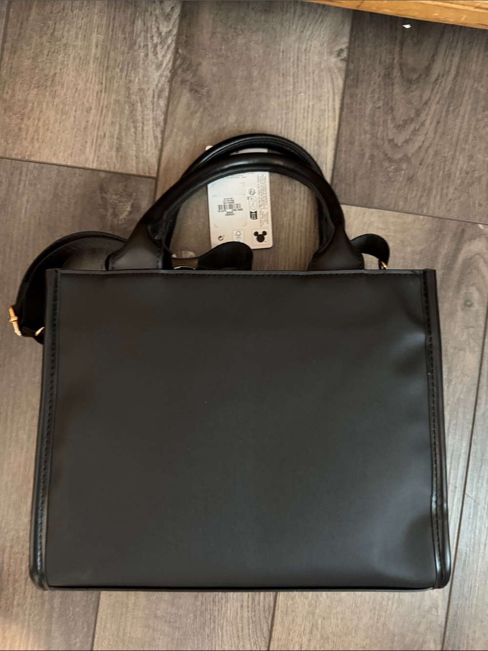Disney Minnie Primark Black Tote with Red Bow purse handbag - Picture 2 of 3